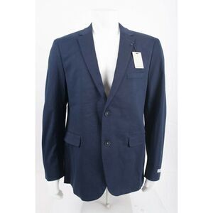 James Campbell Mens Suit Coat Blazer Sport Coat Size XL Navy Blue Cotton NWT